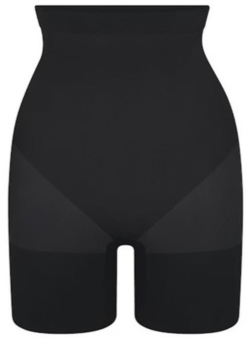 Shorts modeladores premium sem costuras de cintura alta até meio da coxa hiccup - Kiabi