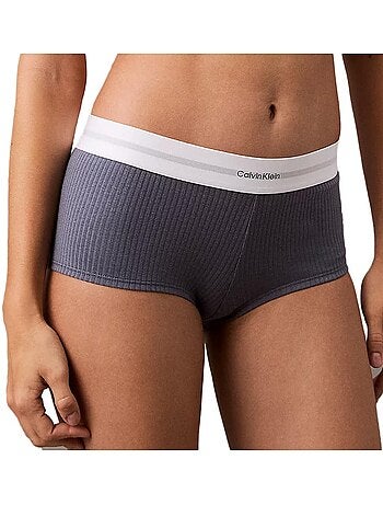 Shorty Calvin Klein Jeans Cinzento e Branco para Mulher
