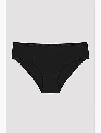 Shorty de algodão com acabamento penti