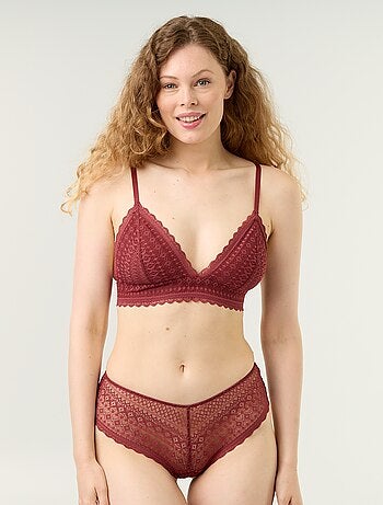 Shorty de renda