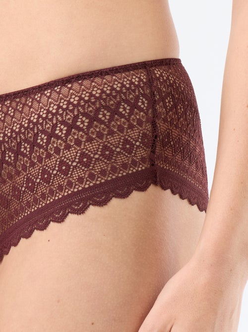 Shorty de renda - Kiabi