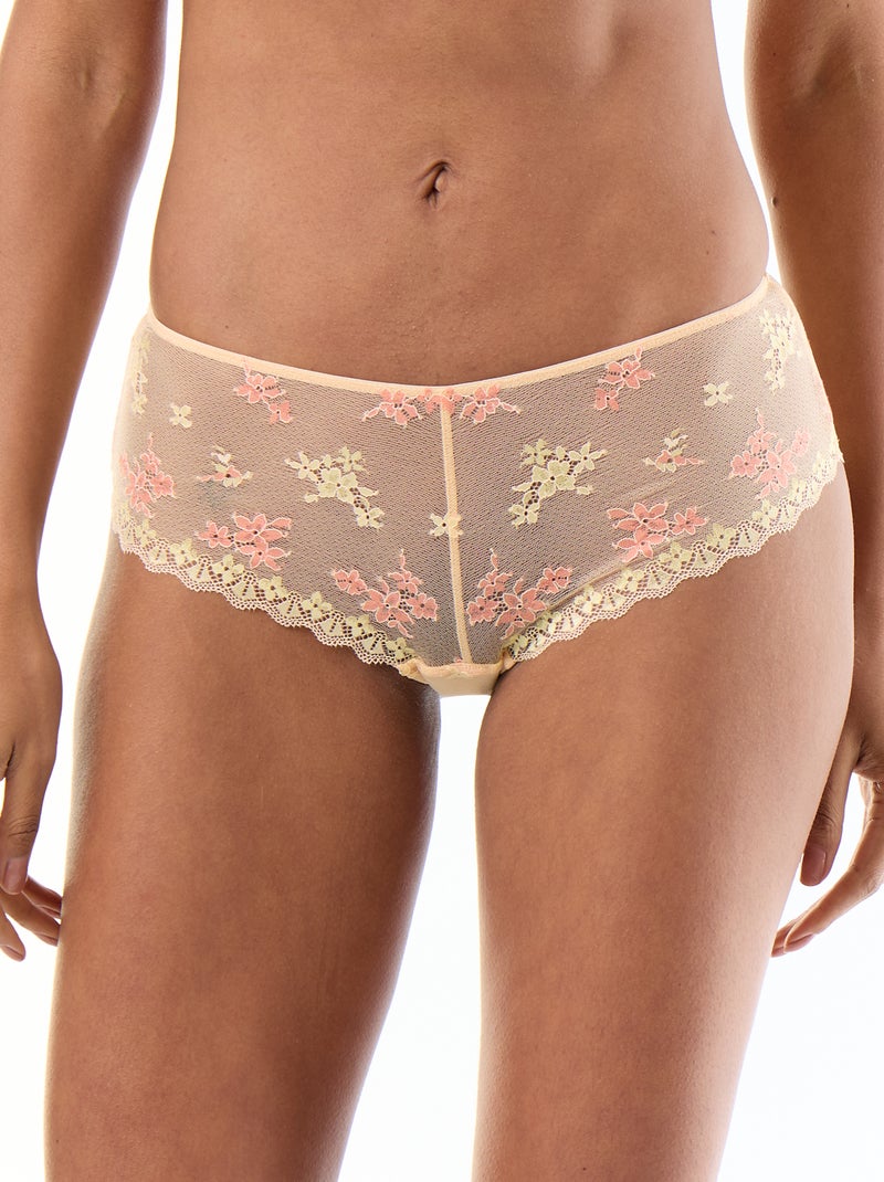 Shorty de renda Laranja - Kiabi