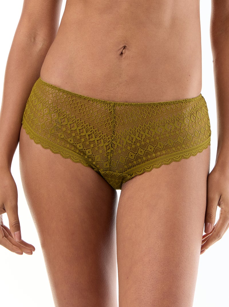 Shorty de renda Verde - Kiabi