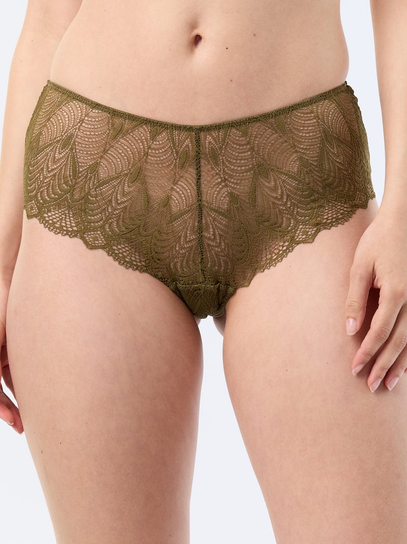 Shorty de renda Verde - Kiabi