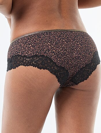 Shorty em microfibra estampado