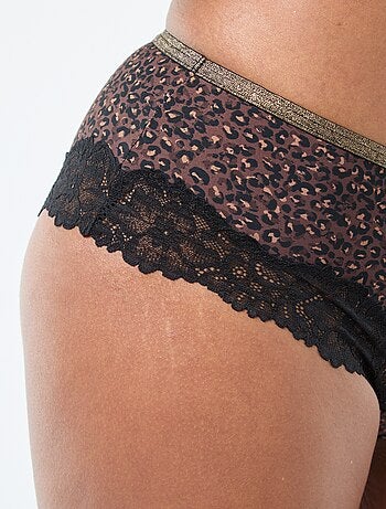 Shorty em microfibra estampado