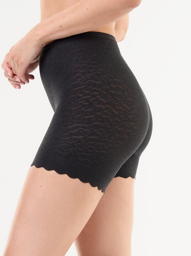 Shorty liso de renda Preto - Kiabi