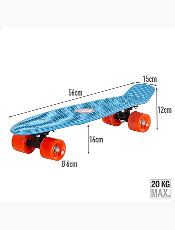 Skate com luzes evo
