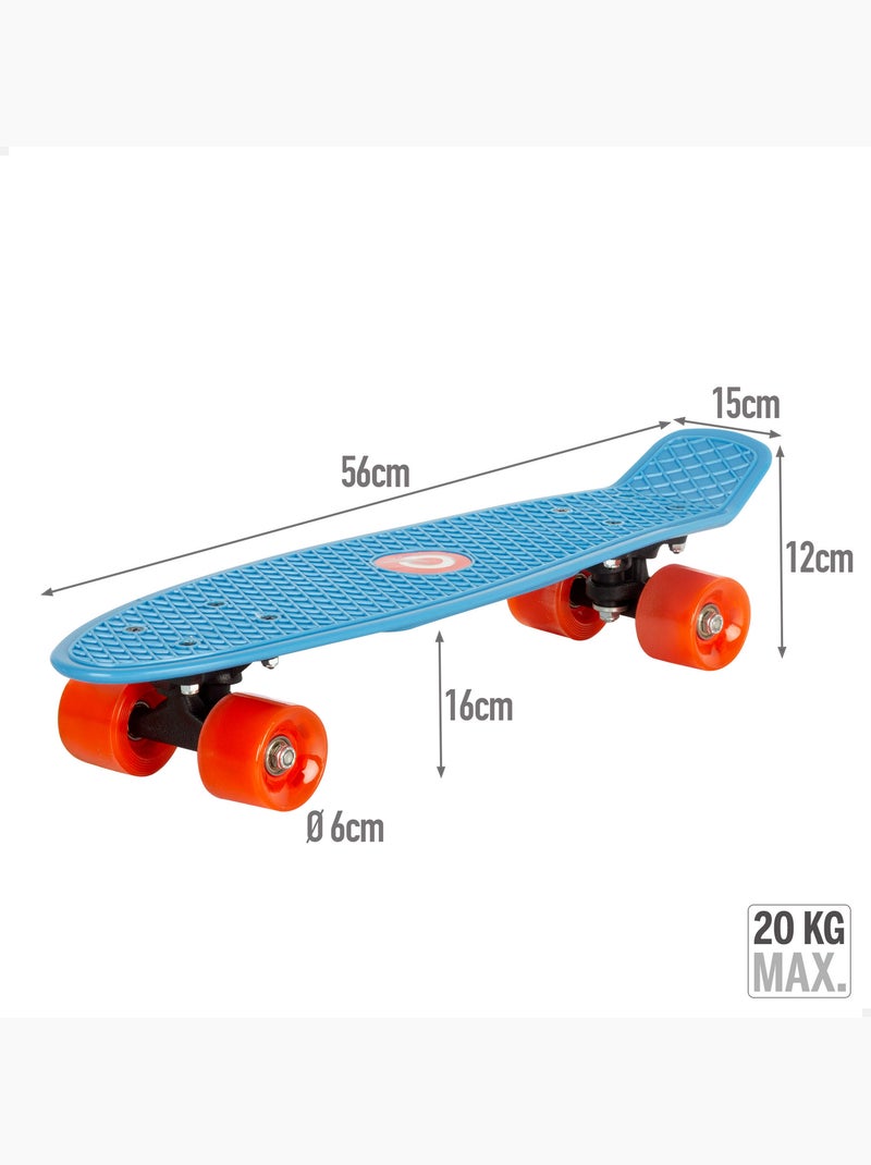 Skate com luzes evo Azul - Kiabi
