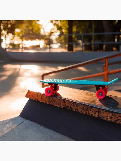Skate com rodas em pvc 55 cm - azul - Kiabi