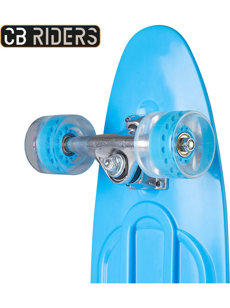 Skate infantil 4 rodas azul 68 cm cb riders N/D - Kiabi