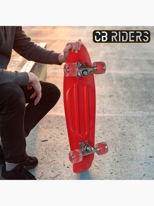 Skate infantil 4 rodas vermelho 68 cm cb riders - Kiabi