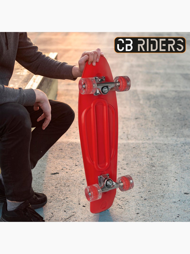 Skate infantil 4 rodas vermelho 68 cm cb riders N/D - Kiabi