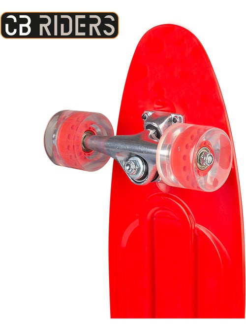 Skate infantil 4 rodas vermelho 68 cm cb riders - Kiabi