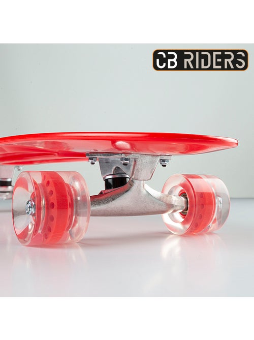 Skate infantil 4 rodas vermelho 68 cm cb riders - Kiabi