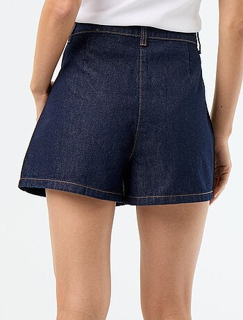 Skort de ganga de cintura alta