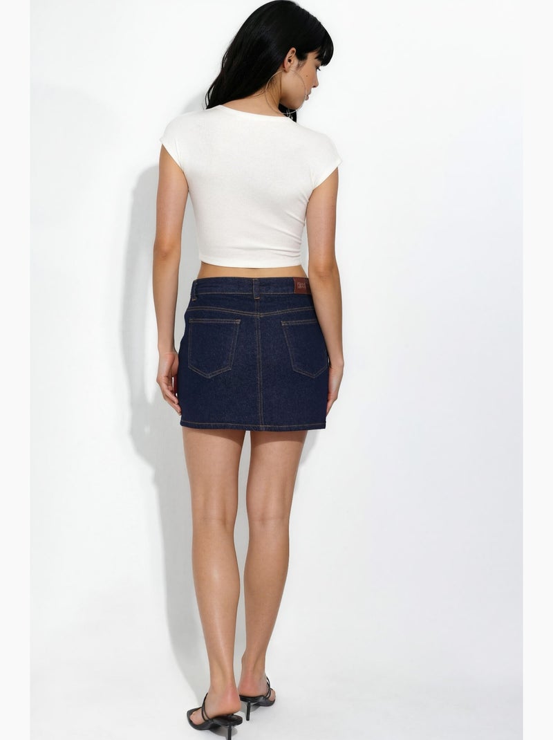 Skort em ganga hiccup Azul-ultramar - Kiabi