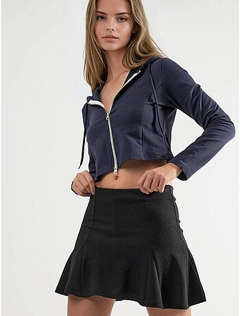 Skort mini plissado busem