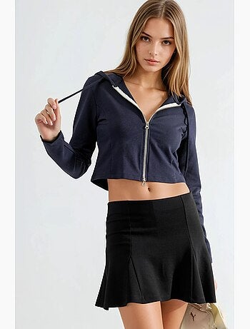 Skort mini plissado busem