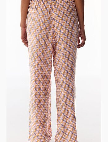 Sleep mode calça de pijama com estampa retrô penti