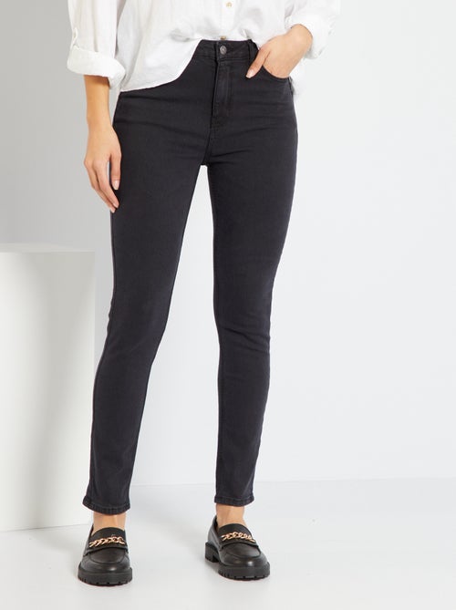 Slim com cintura subida de ganga - Kiabi