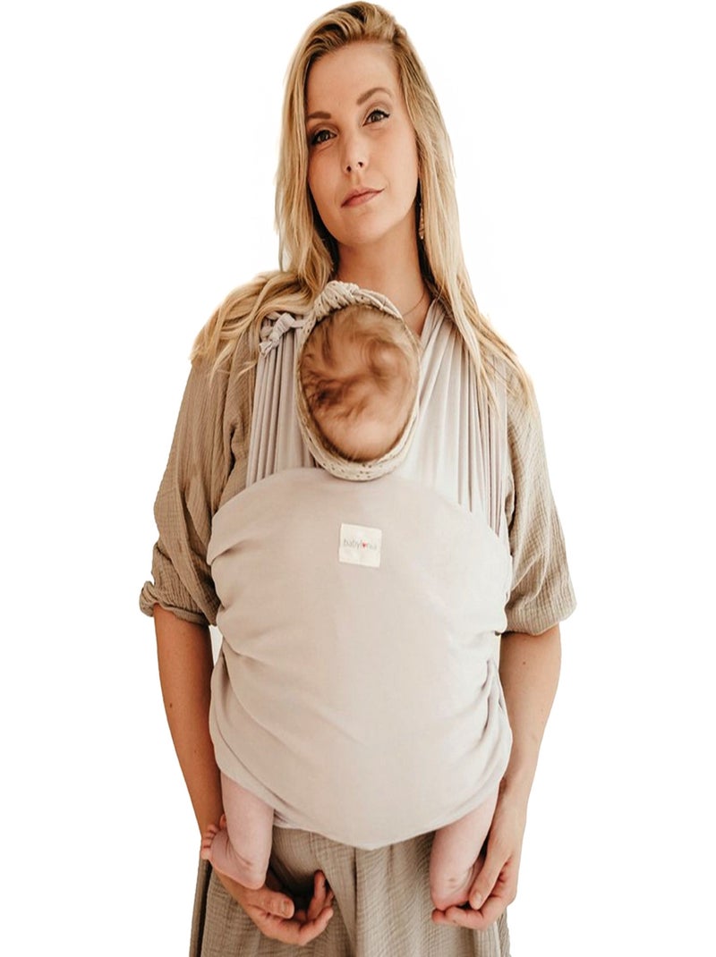 Sling porta-bebé em algodão biológico | babylonia Bege - Kiabi
