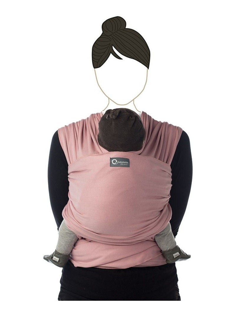 Sling porta-bebé em algodão biológico | babylonia Rosa-claro - Kiabi