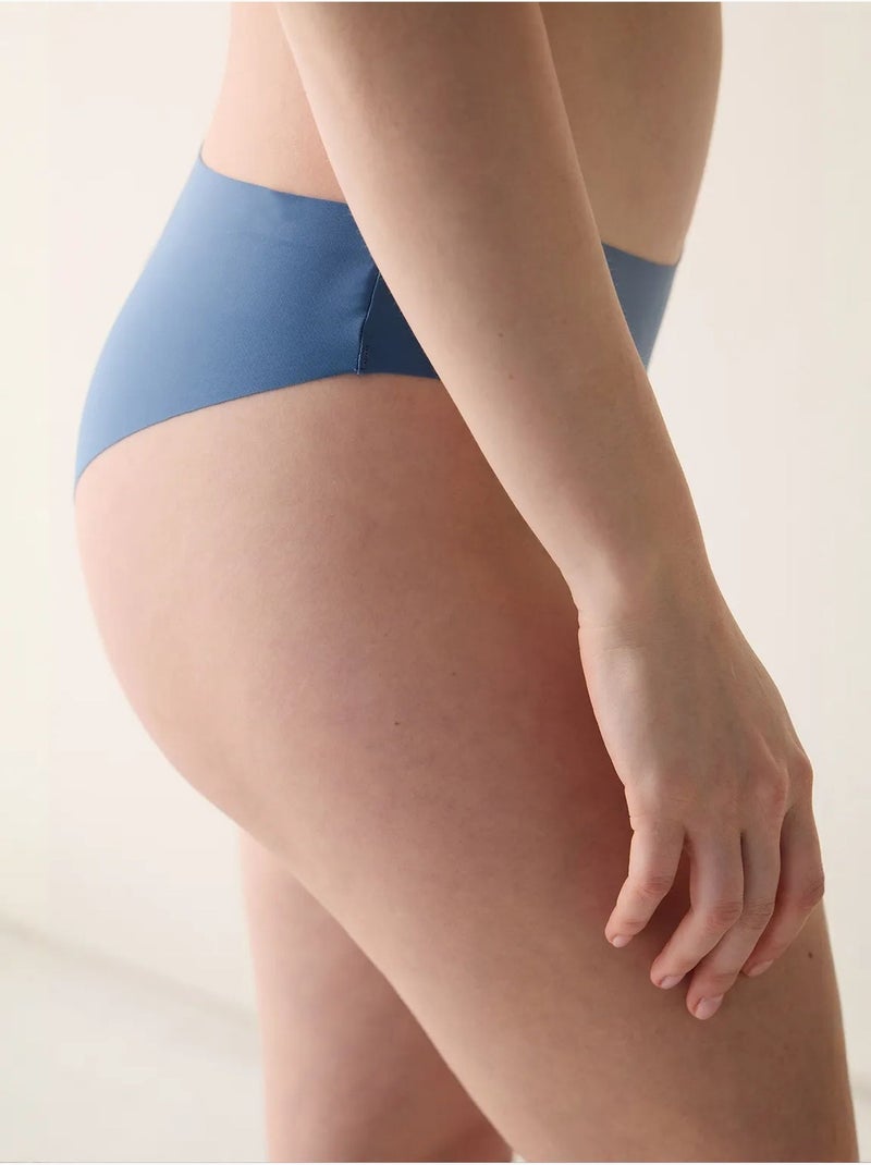 Slip de renda a laser invisível penti Azul - Kiabi