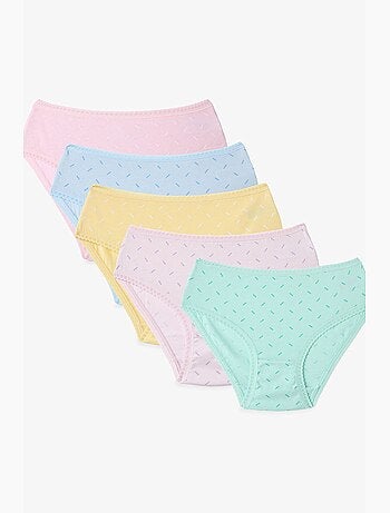 Slip macaron com estampado geométrico penti