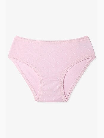 Slip macaron com estampado geométrico penti
