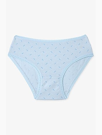 Slip macaron com estampado geométrico penti
