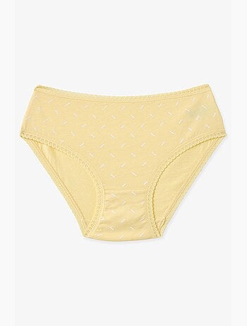 Slip macaron com estampado geométrico penti