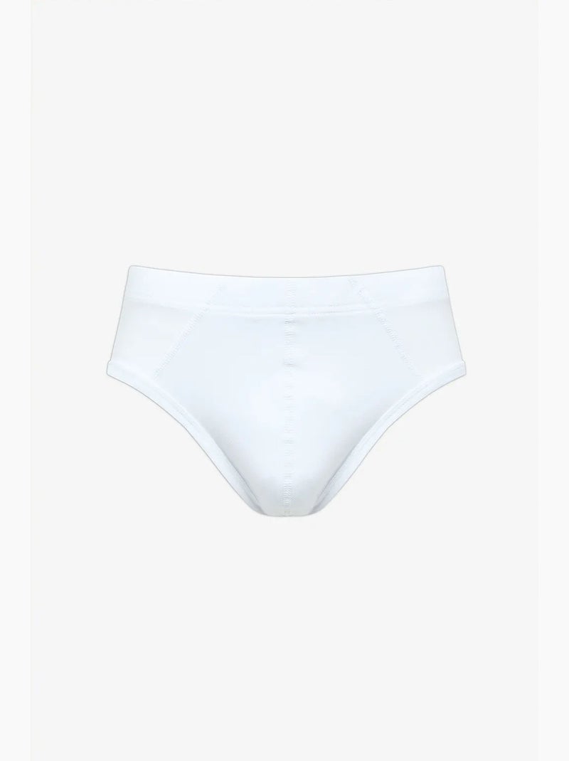 Slip masculino basic tape 3 peças penti Branco - Kiabi