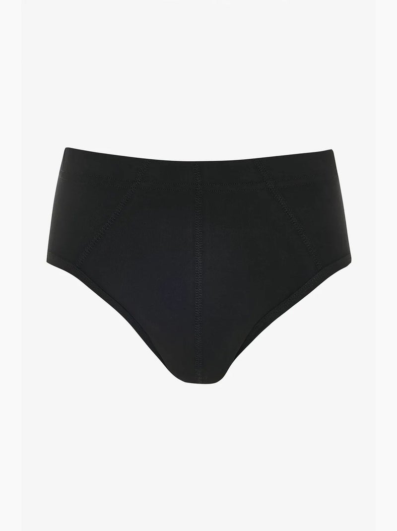Slip masculino basic tape pack de 3 penti Preto - Kiabi