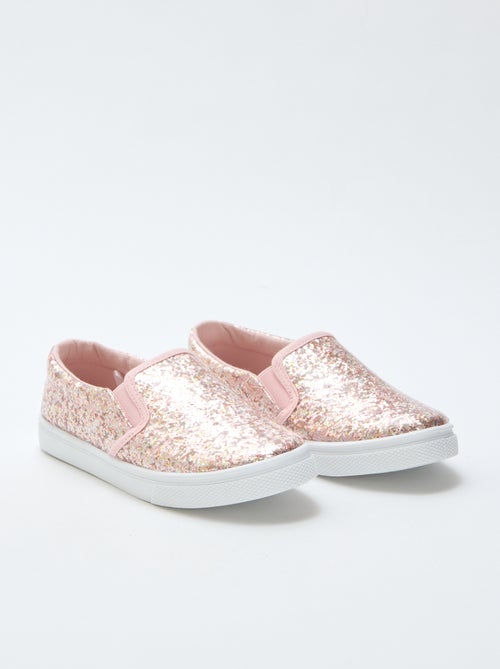 Slip on com lantejoulas - Kiabi