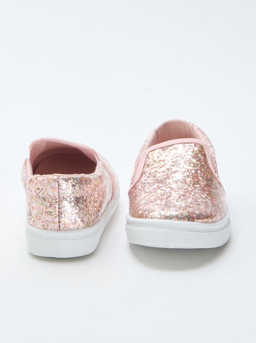 Slip on com lantejoulas - Kiabi