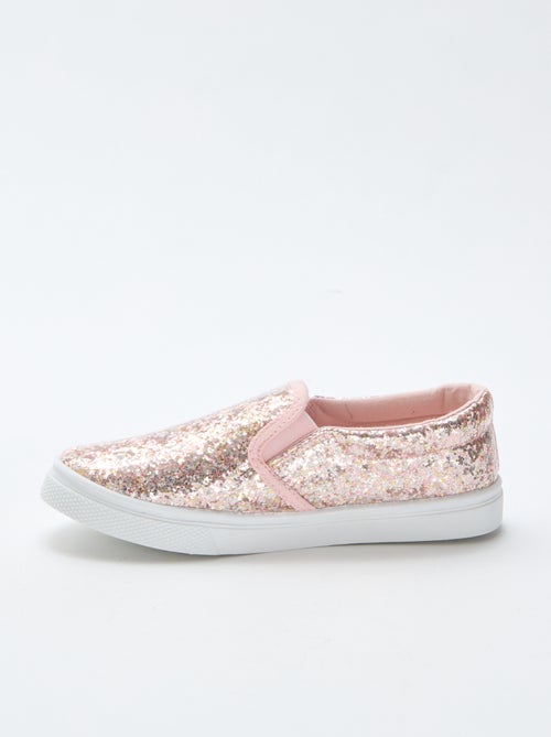 Slip on com lantejoulas - Kiabi