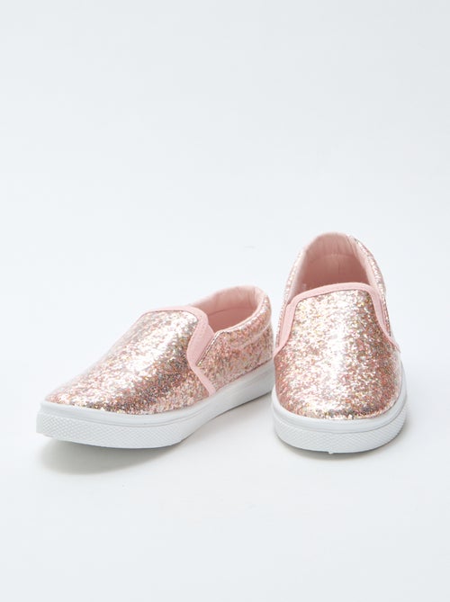 Slip on com lantejoulas - Kiabi