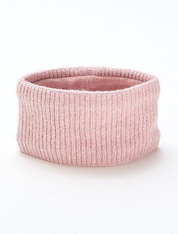 Gola tubular em malha leopardo