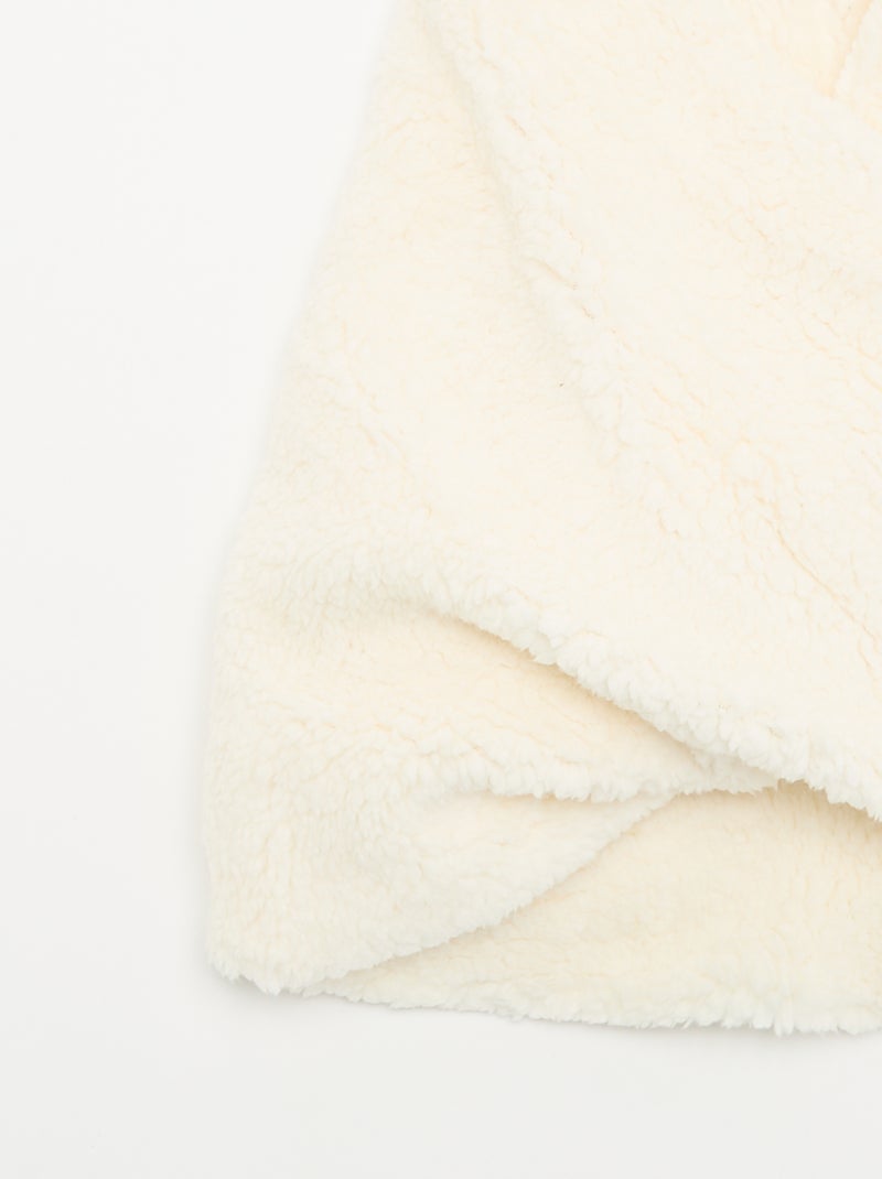 Snood efeito carneirinho Branco - Kiabi