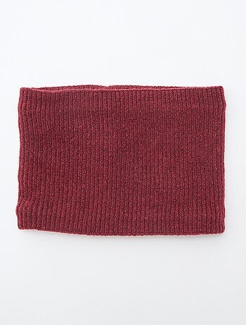 Snood em malha lisa