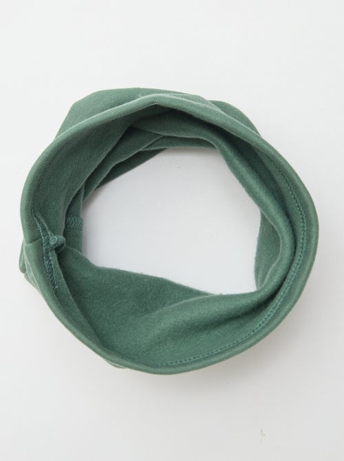 Snood liso em moletom - Kiabi