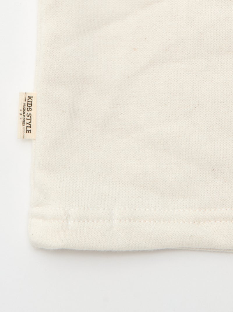 Snood liso forrado Bege - Kiabi