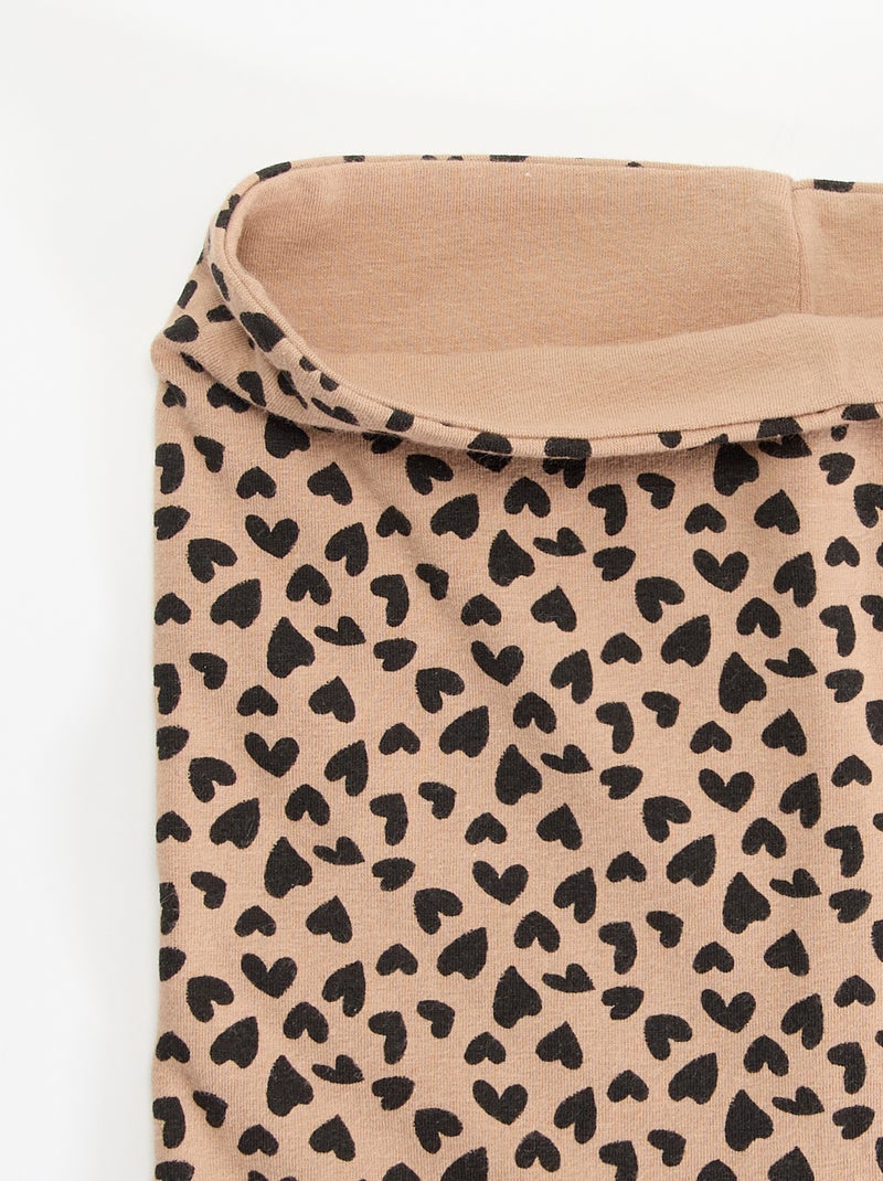 Snood reversível fácil de vestir Bege - Kiabi