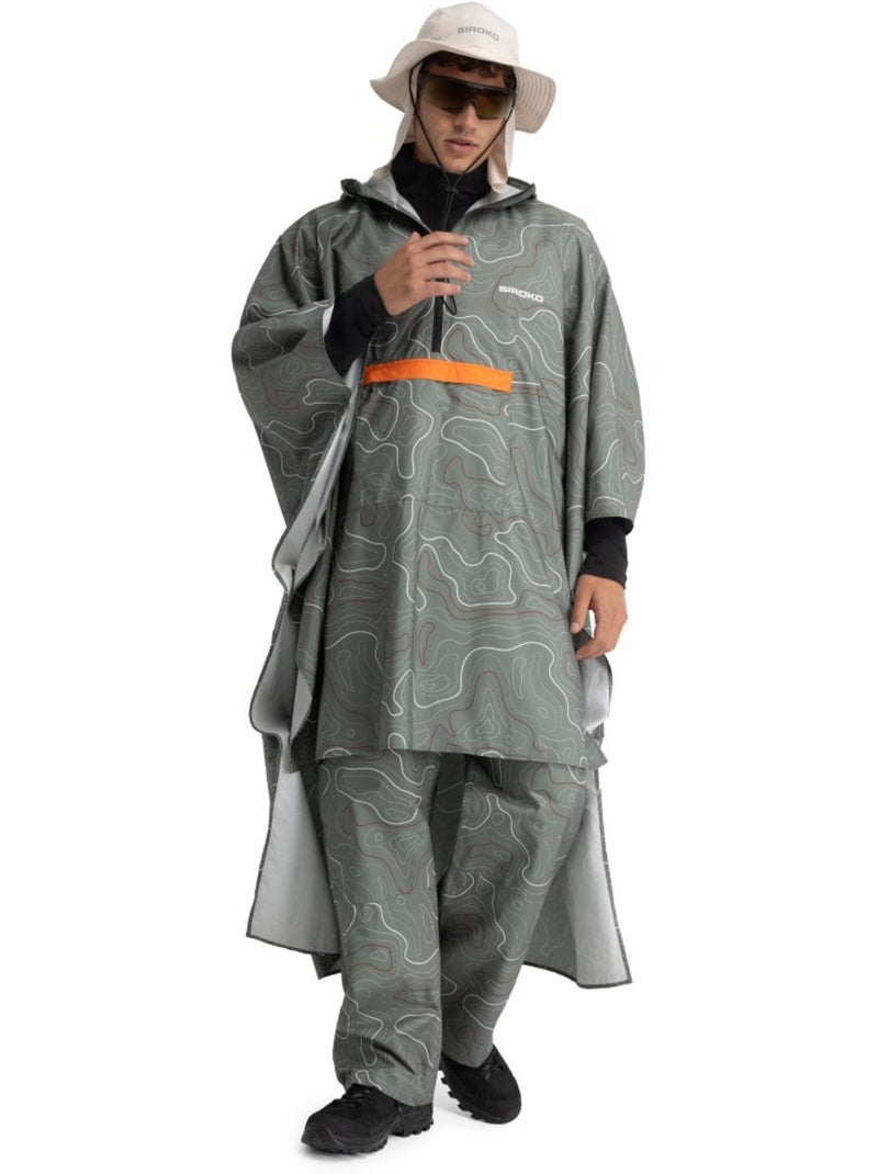 Sobrecalças impermeáveis de caminhada para a chuva Verde - Kiabi