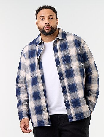 Sobrecamisa aos quadrados