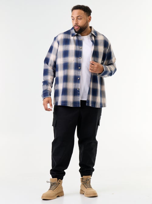 Sobrecamisa aos quadrados - Kiabi