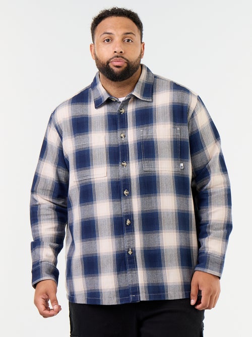 Sobrecamisa aos quadrados - Kiabi