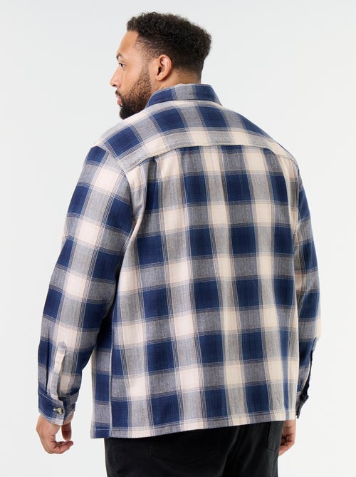 Sobrecamisa aos quadrados - Kiabi