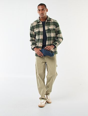 Sobrecamisa aos quadrados